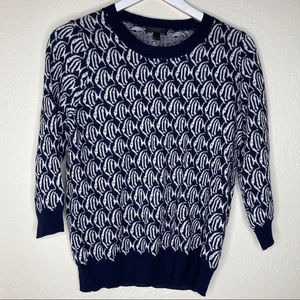 J crew School of Fish Sweater